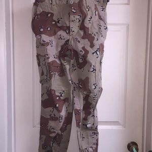 Desert camp combat shirt and 2/ pants like new